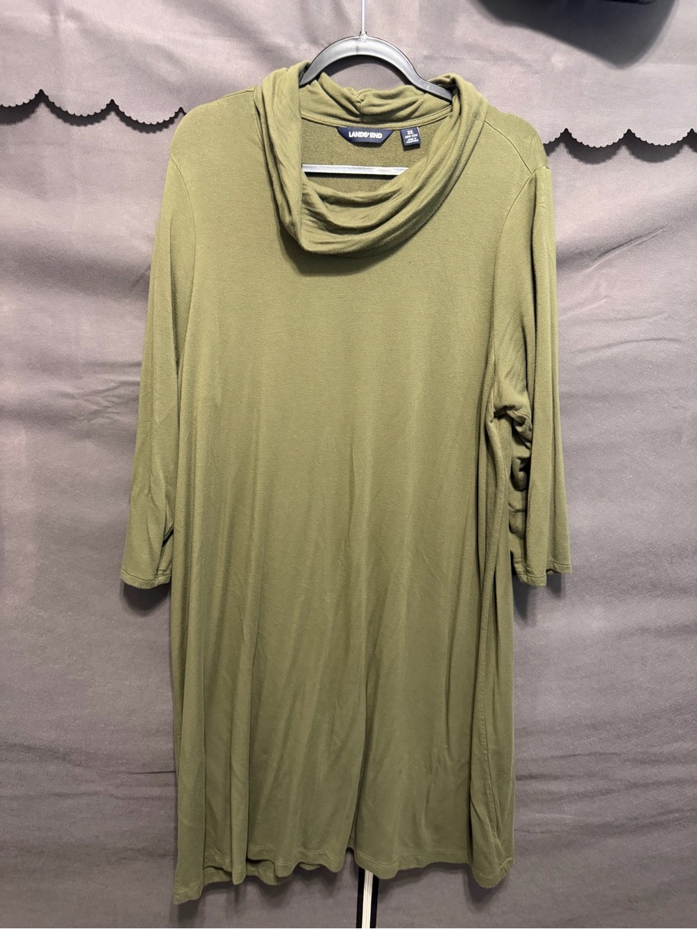 Cowl Neck Lands’ End Dress